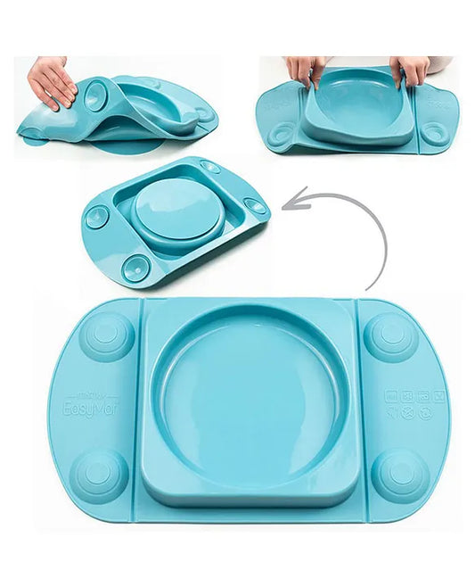 Easy Tots MiniMax Mat Silicone Baby Weaning Suction Plate - Minimax Mat Unicorn