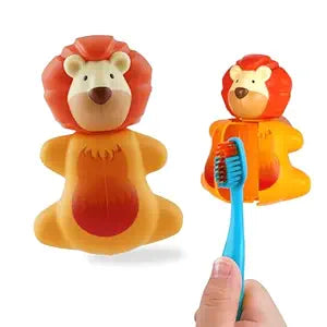 Flipper Toothbrush Cover & Toothbrush Flp Fun Animal Combo Pack / Lion