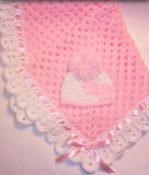 Crochet baby blankets (multiple designs available)