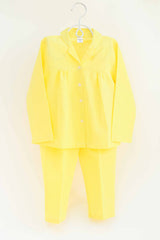Shop bright yellow 100% cotton nightwear for girls, offering softness and comfort for a restful night's sleep.