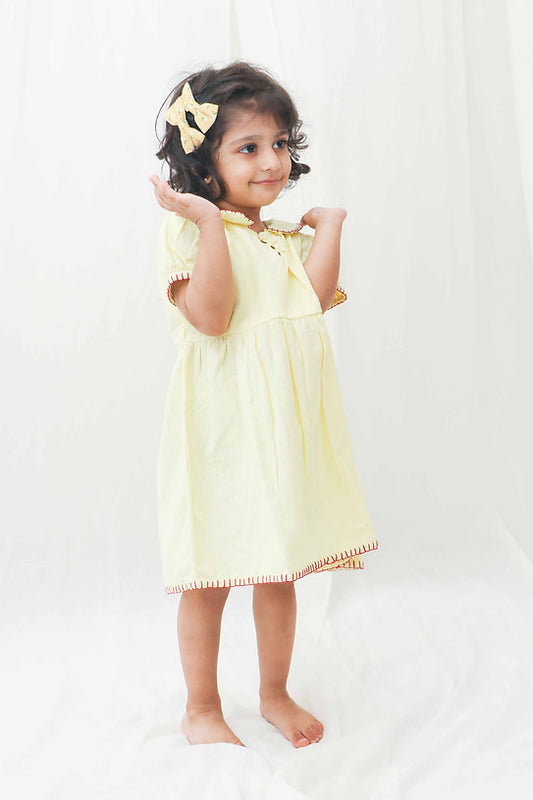 Soft & stylish 100% cotton frock for little girl