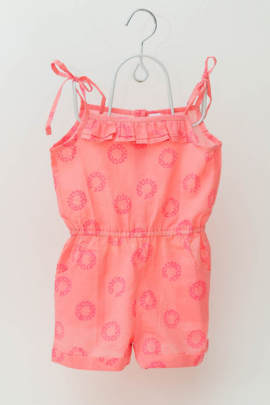Comfortable cotton dungaree for girls