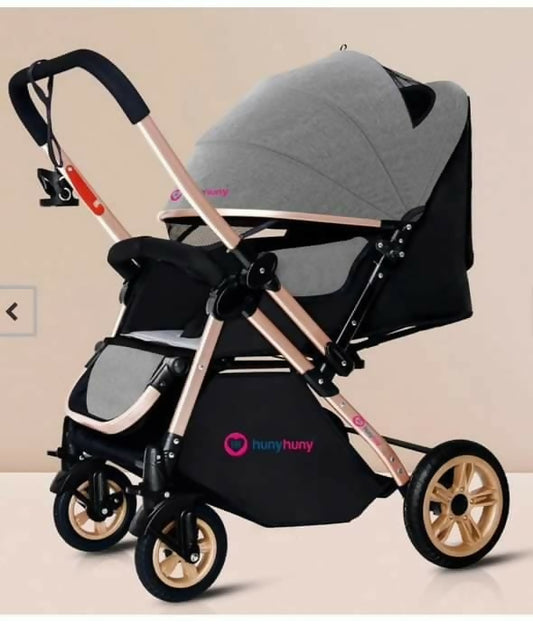 Experience comfort and convenience with the HUNY HUNY Stroller for Baby—safe, easy to use, and perfect for all your outdoor adventures!