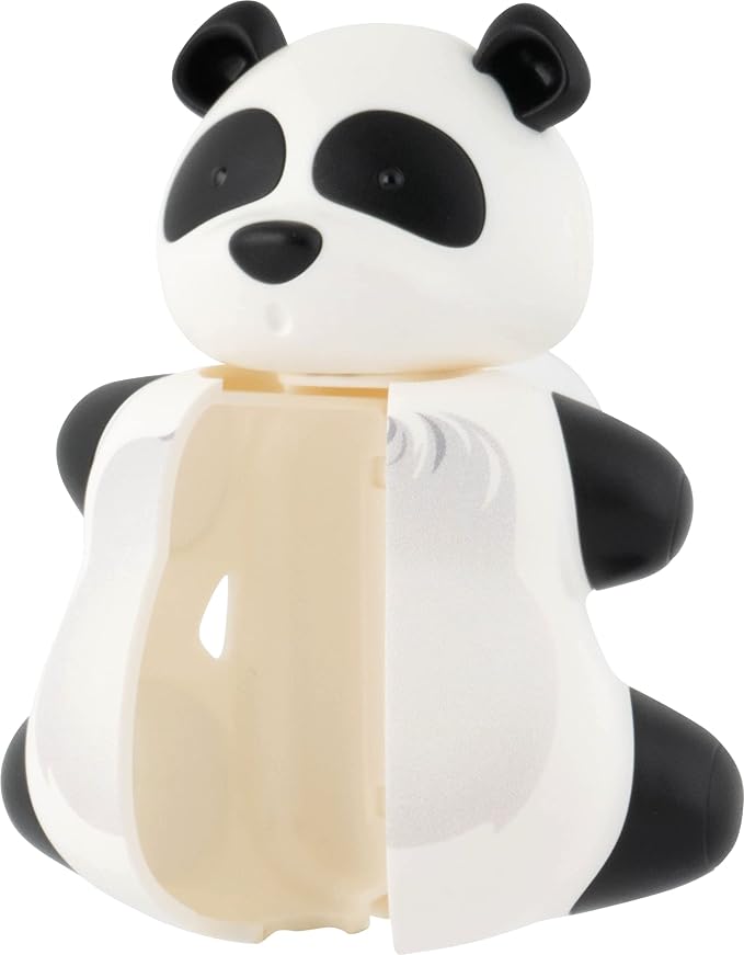 Flipper Toothbrush Cover & Toothbrush Flp Fun Animal Combo Pack / Panda