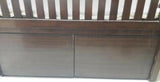 Customised Baby Cot walnut wood with storage, Dimensions: 29” x 49” × 40" inches