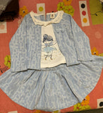 TOFFY HOUSE Full Sleeves Top and Skirt Set