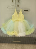 Brighten up your baby girl's wardrobe with this adorable multi-color frock/dress, designed for both style and comfort.