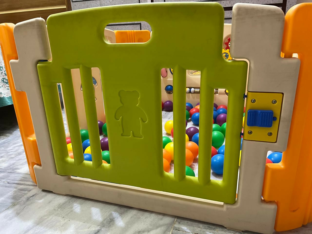 Ball Pool with Door Safety Lock - Safe and Fun Playtime for Toddlers and Kids