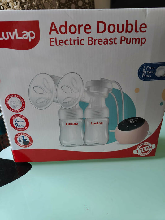 Double the Efficiency, Double the Comfort – LUVLAP Double Electric Breast Pump!