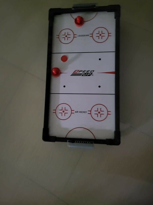 Enhance your gameplay with our Speed Up Air Hockey set, featuring an advanced air flow system for faster and more intense matches.