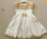 Traditional Kerala Style Frock/Dress for Kids - Beautifully Crafted Ethnic Wear for Girls, Ideal for Festive Celebrations.