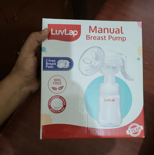 Comfort in Every Pump – LUVLAP Manual Breast Pump for On-the-Go Moms!