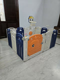 BABYLIV  25SQFT  10+2 Panel Playpen , Basketball Net And Gear Activity Panel