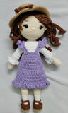 Crochet doll with hat