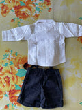 HOP BABY Shirt Shorts Suspender Bow Set 9-12 months - PyaraBaby