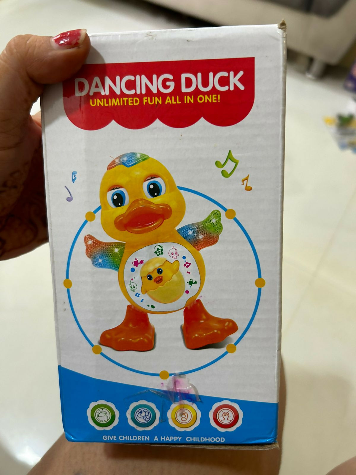 Dancing Duck with Music Flashing Lights and Real Dancing Action - PyaraBaby