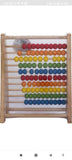 Enhance your child's early learning with the Rainbow Abacus Bead and Alphabet Abacus – combining colorful beads for math skills and alphabet blocks for literacy development in a durable, engaging toy.