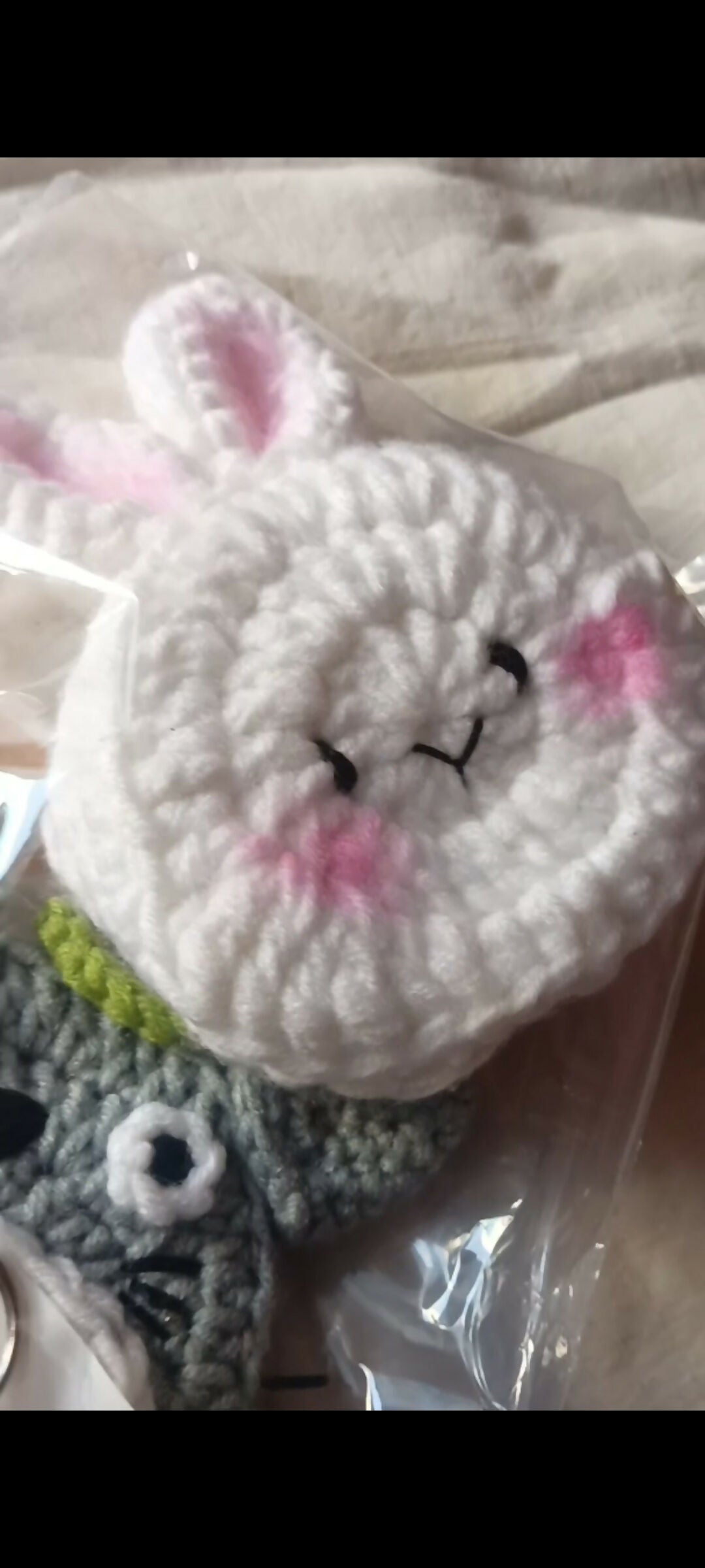 Crochet Rabbit Pouch