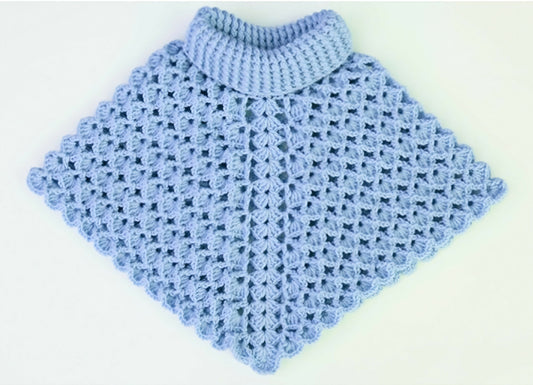 Crochet baby poncho