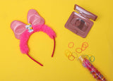 Lock up your little ones tresses with our new collection of hair accessories that are a must have for to instantly add glamour to any wardrobe. Update your little ones collection with this pretty hair accessory and she is all set for an updated look.