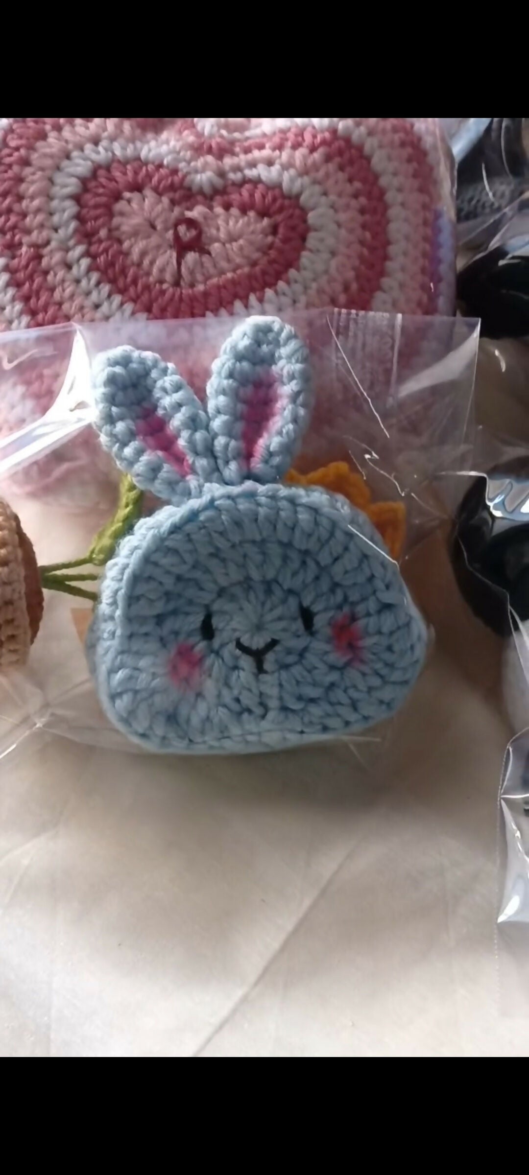 Crochet Rabbit Pouch