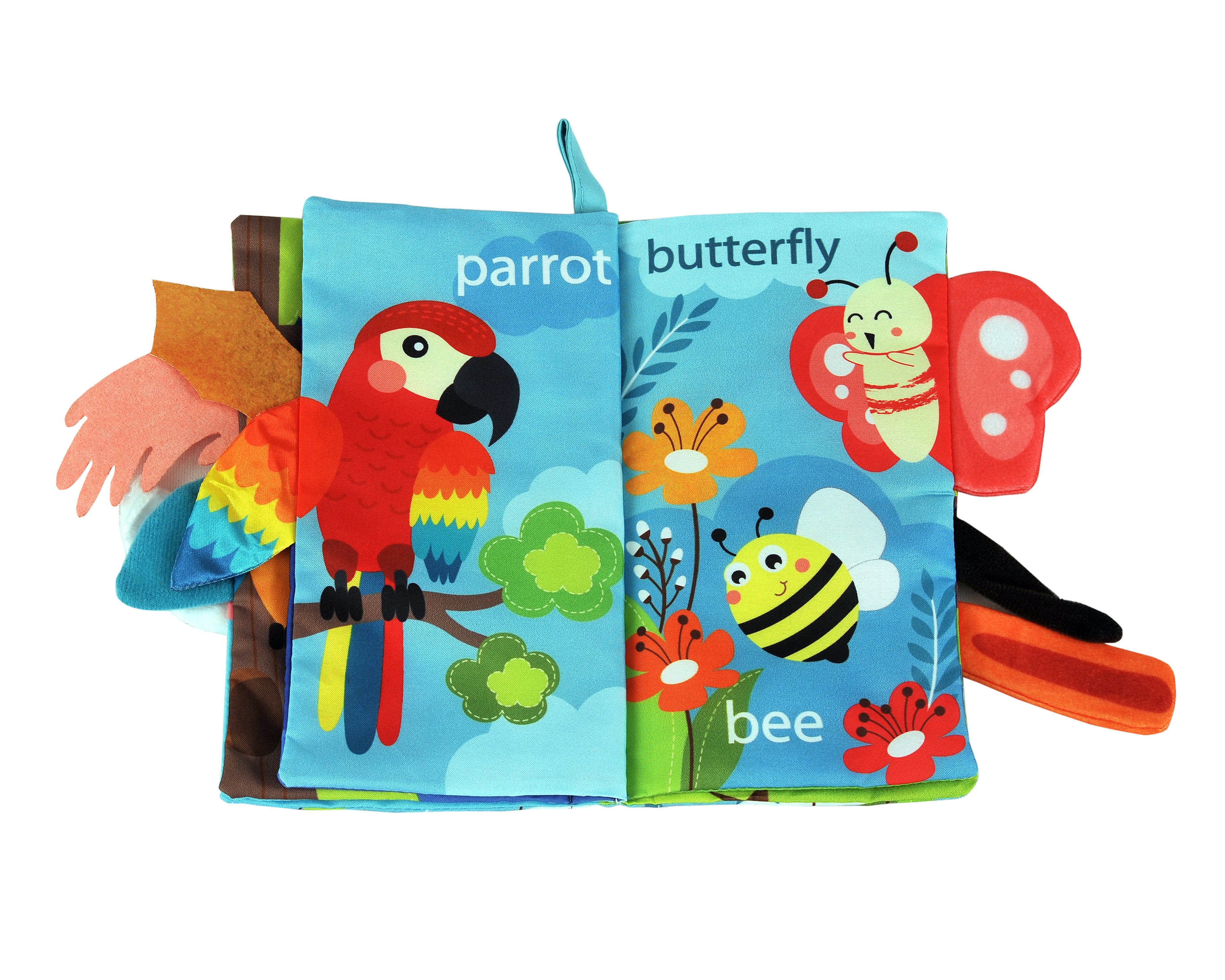 Baby Cloth Tail Books - Flying Animals