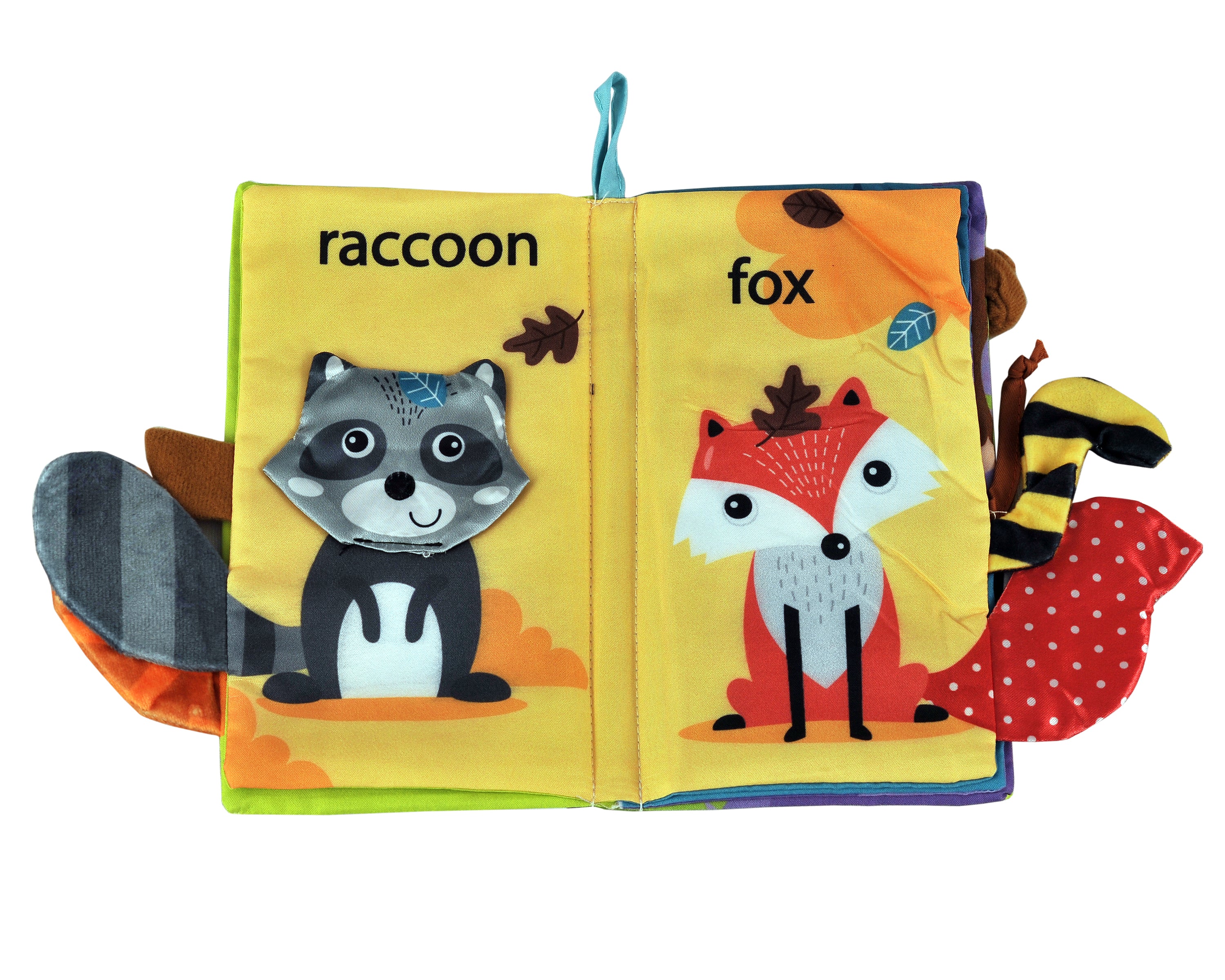 Baby Cloth Tail Books - Land Animals