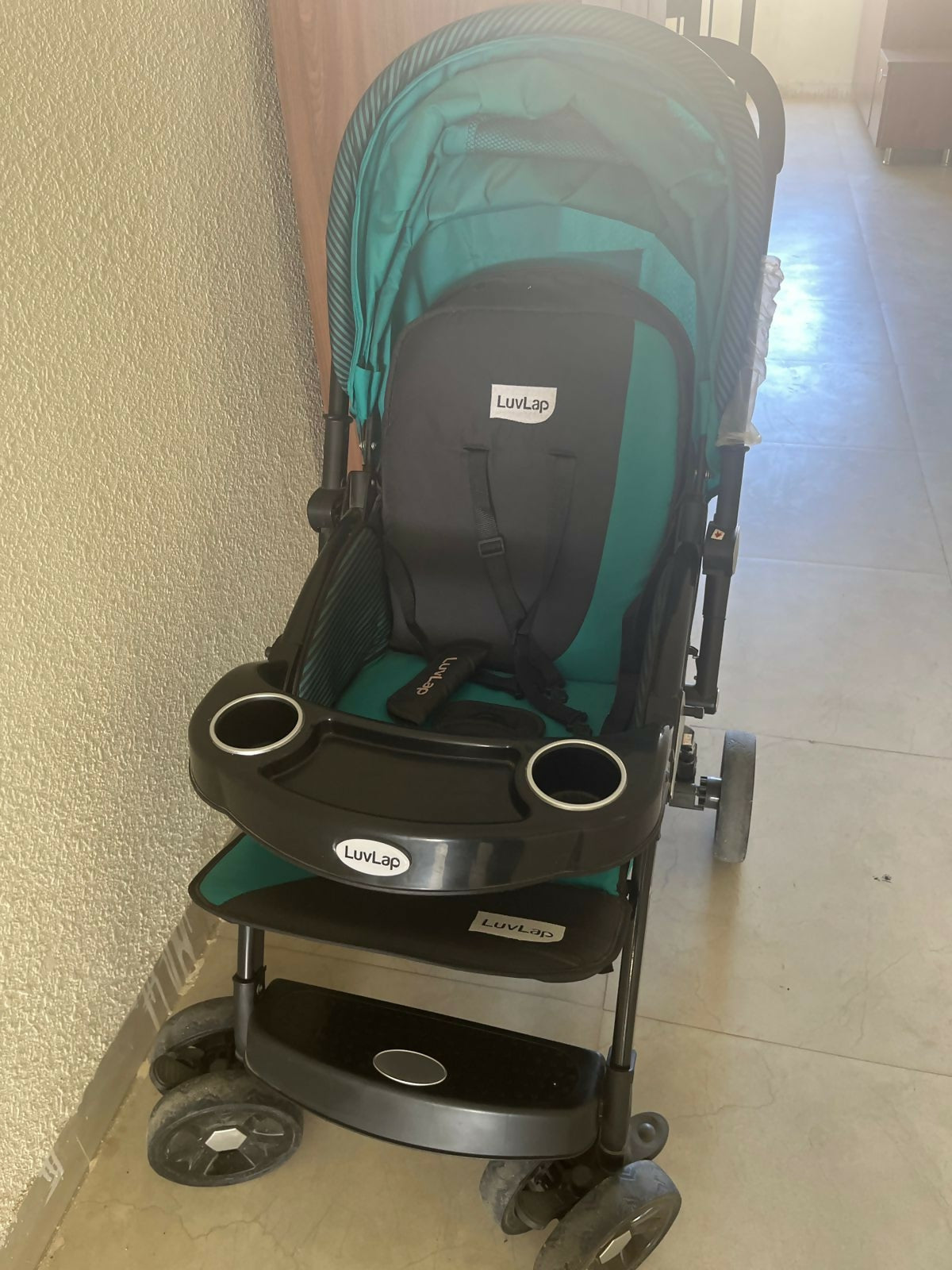 LUVLAP Galaxy Stroller/parm  (Teal Blue Colour)