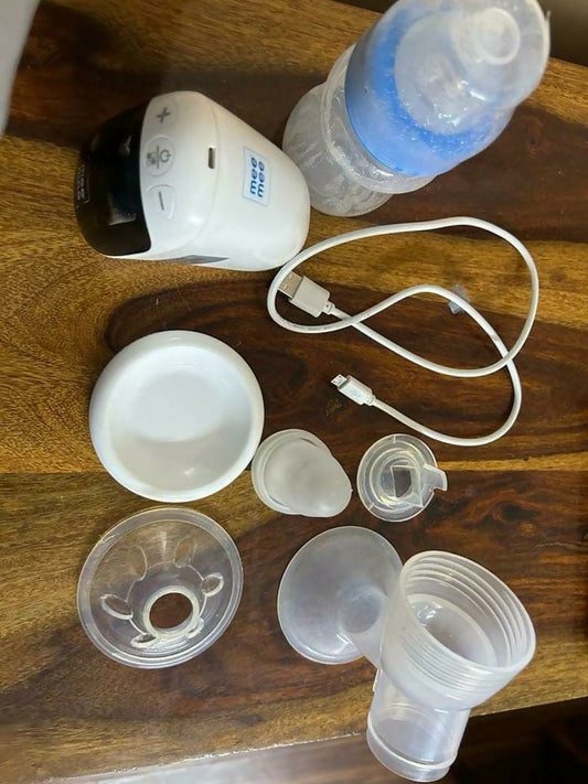 Experience the ultimate in breastfeeding convenience with the MEE MEE Advanced Electric Breast Pump - MM-80220B, combining advanced technology with user-friendly design for efficient and comfortable expression of breast milk.