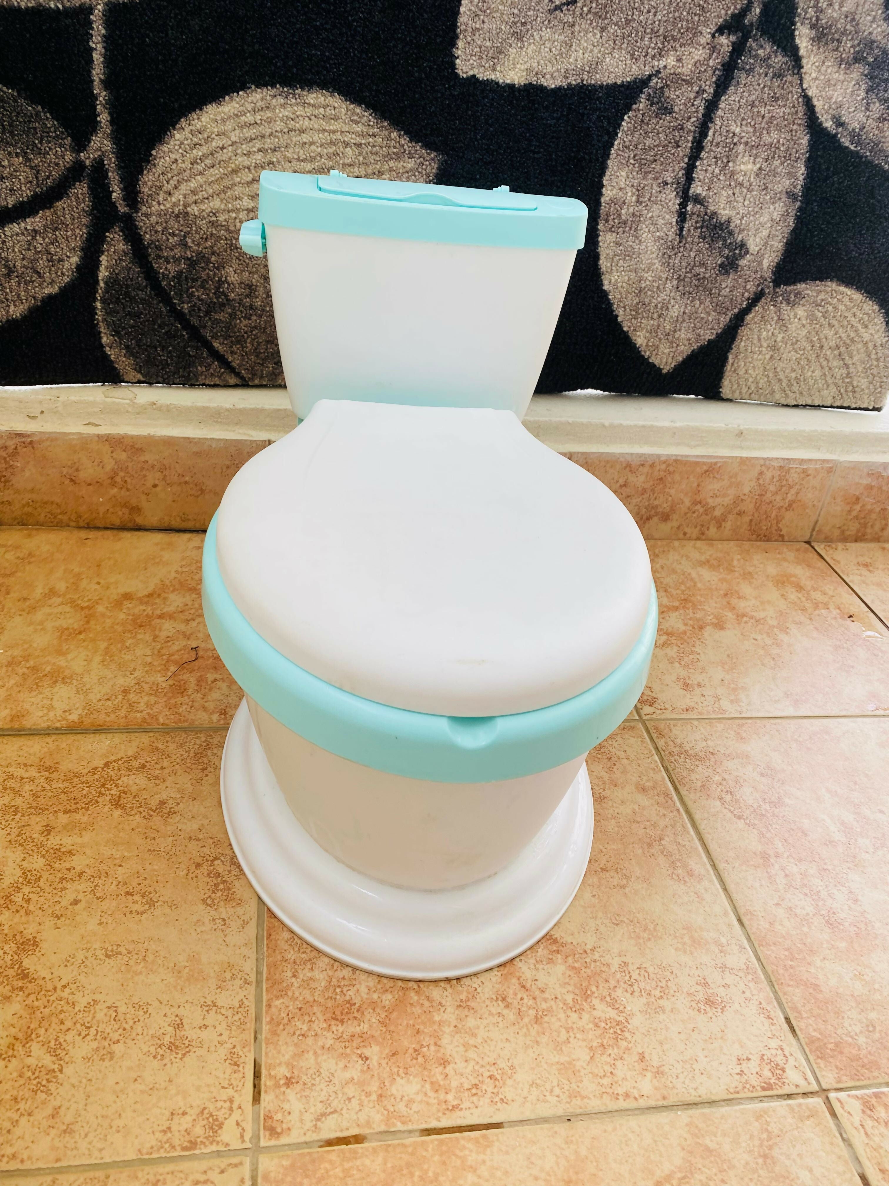 Durable and safe potty seat for kids with non-slip base, splash guard, and easy-to-clean surface for hassle-free potty training.