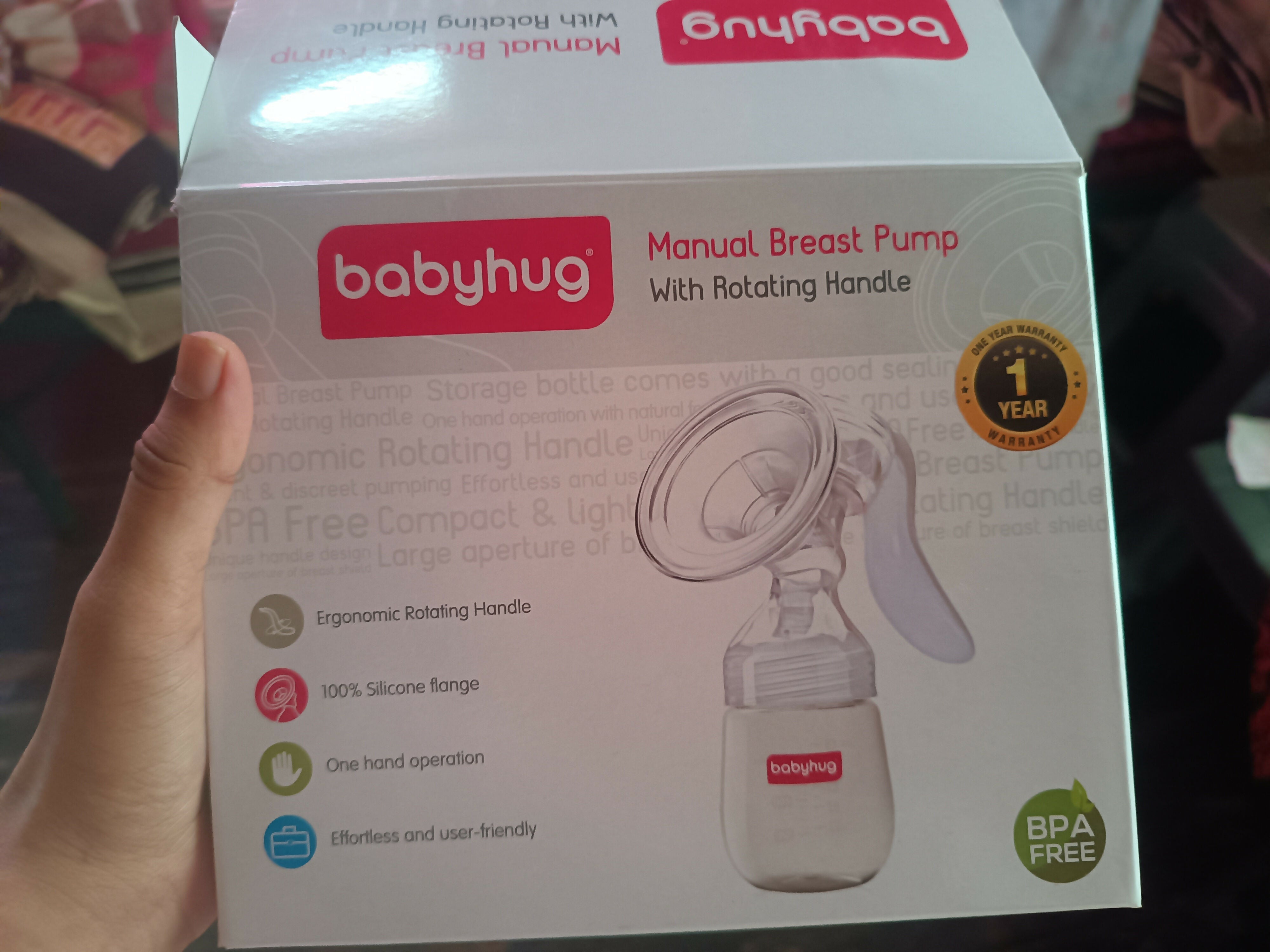 BABYHUG Manual Breast Pump