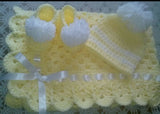 Crochet baby blankets (multiple designs available)