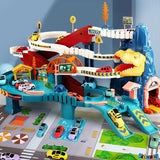 Excite your little ones with the Dinosaur Adventure Toy Car Racer Ramp – a thrilling playset featuring dinosaur.