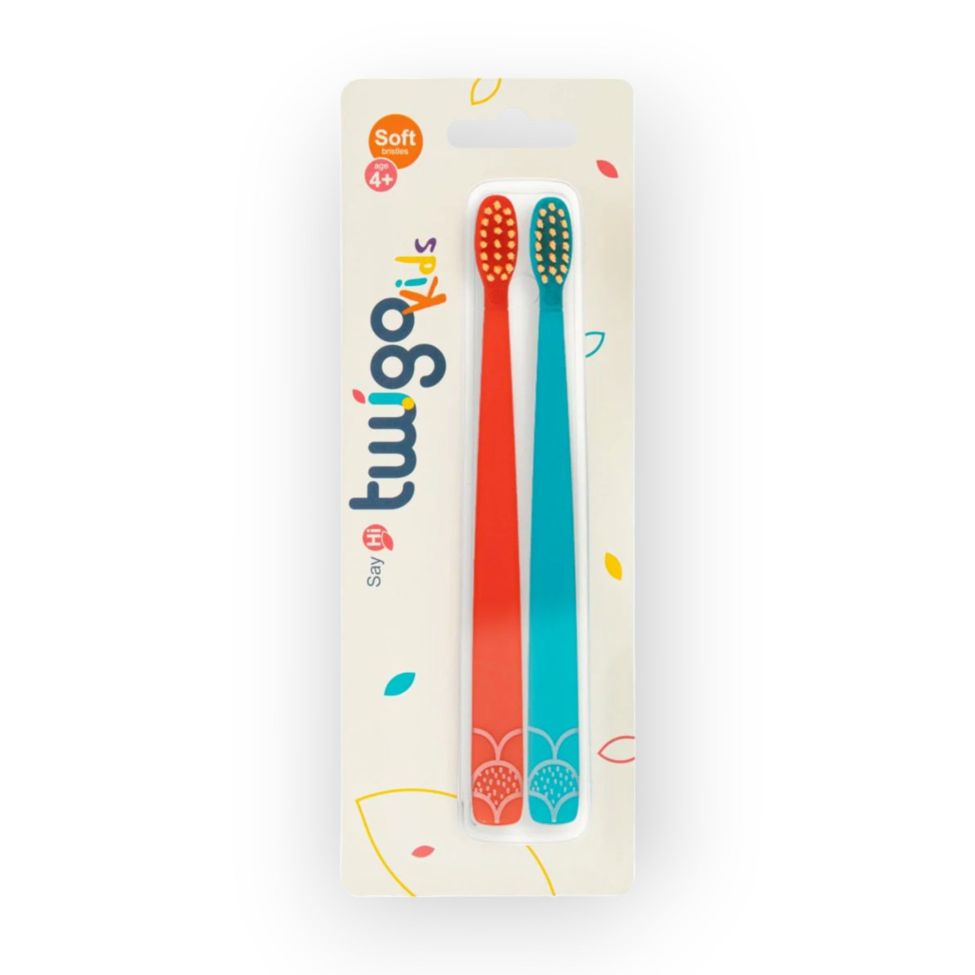 Shop the Flipper Toothbrush Flp Twigo Kids / Orange &amp; Blue â€“ 2Pcs at Baby Amore.