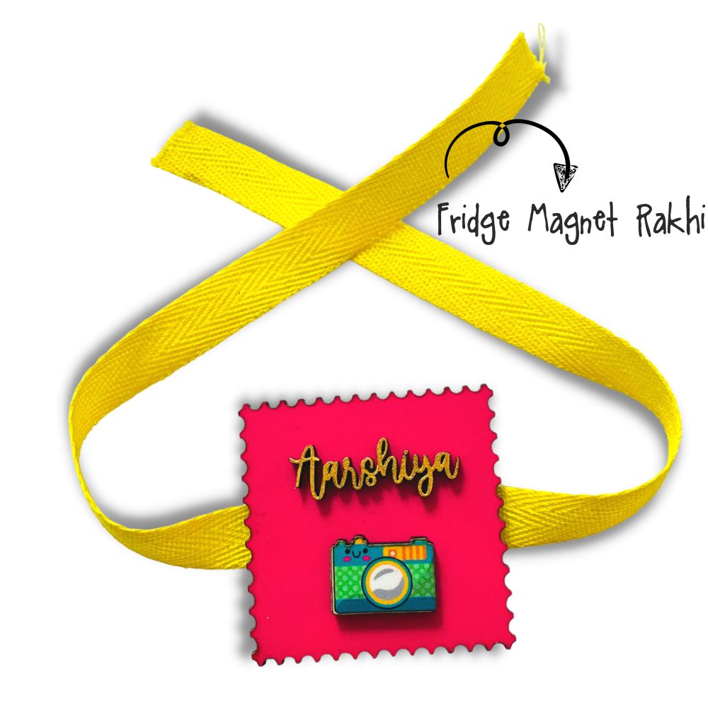 Shop now for the Fridge Magnet Rakhi for Kids, combining festive tradition with playful charm for a memorable Raksha Bandhan!