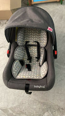 Experience the ultimate in versatility and comfort with the BABYHUG Amber Car Seat Cum Carry Cot With Rocking Base – designed for safety, convenience, and soothing comfort for your baby.