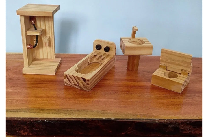 Wooden Simple Bathroom Toy - PyaraBaby