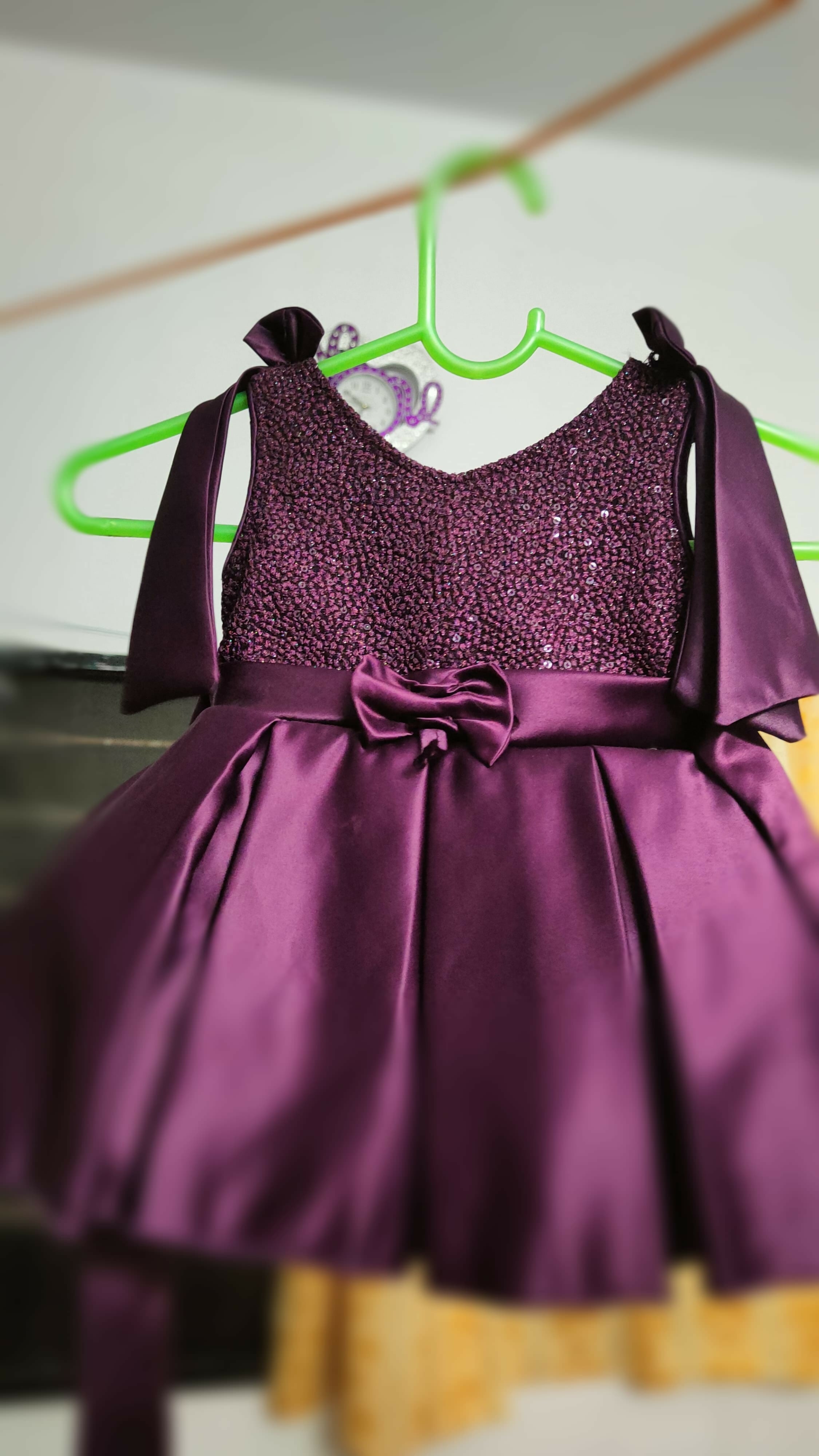 Adorable purple dress/frock for baby girls – comfortable, stylish, and perfect for any occasion. Soft fabric for ultimate ease.