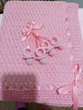 Crochet baby blankets (multiple designs available)