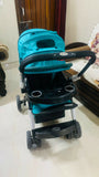 Experience ultimate comfort and convenience with the LUVLAP Stroller/Pram – featuring a reversible handle, adjustable canopy, and multiple reclining positions for your baby’s needs.