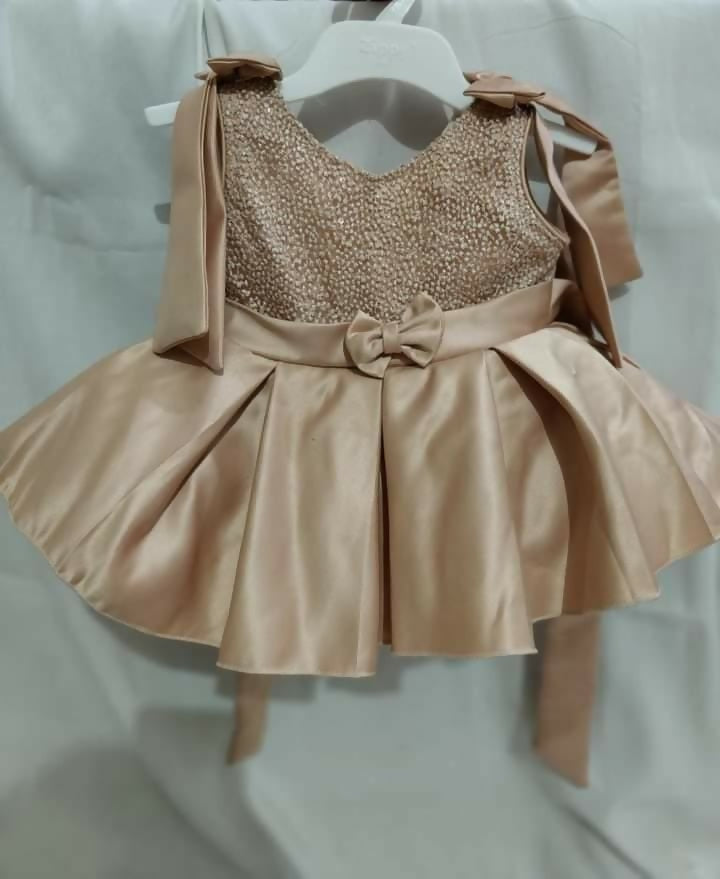 Explore our collection of partywear dresses/frocks for baby girls, featuring high-quality materials, intricate detailing, and comfortable fits, perfect for special occasions and celebrations.