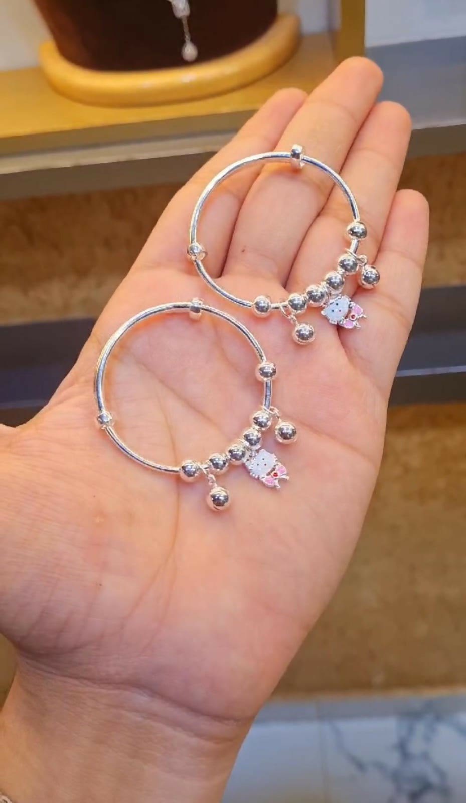 Add a touch of elegance to your baby girl's ensemble with our Silver 92.5 Hallmark Silver Jewelery Bracelets, crafted with exquisite detail and quality sterling silver.