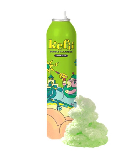 Kefii - Bubble Cleanser, Laser Sun - Grapefruit, 300 ml