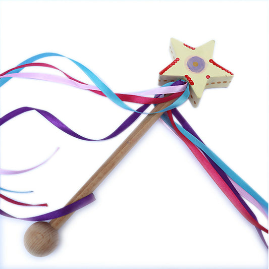 Ignite your child's imagination with the Magic Wand – a whimsical pretend play toy that inspires creativity and magical adventures.