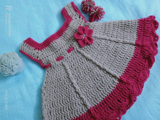 Crochet frock for Girl