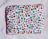 BABYHUG Muslin Cotton Head Shaping Mustard Seeds Rai Pillow Floral Print - Pink