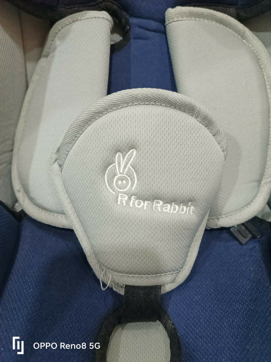 R for Rabbit Carry Cot Cum Rocker: Multipurpose baby seat with rocking and carrying functionality, ergonomic design, and secure harness.