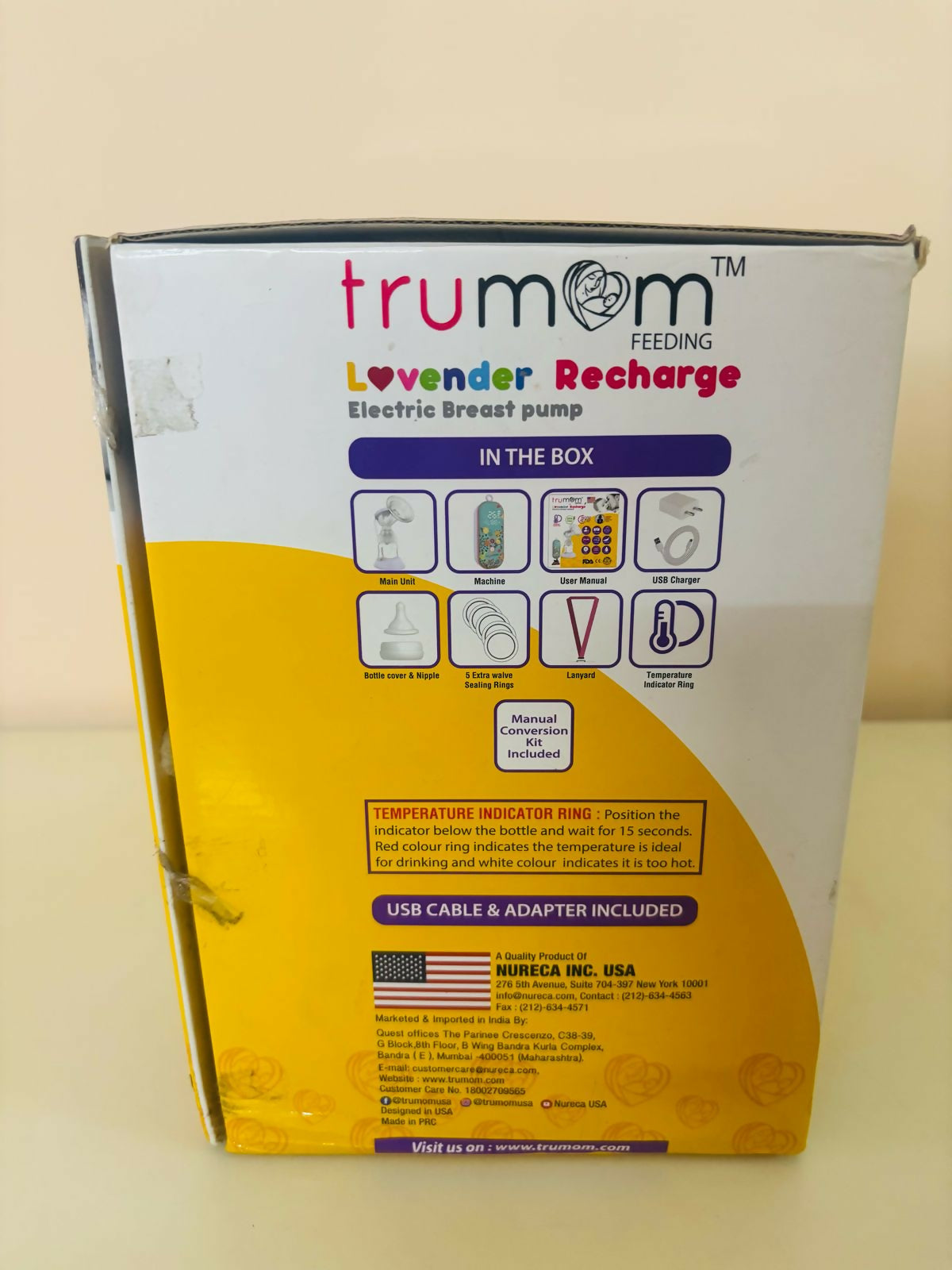 Comfortable, Efficient, and Gentle – Trumom Lavender Electric Breast Pump for Stress-Free Pumping!