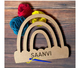 DIY Rainbow Yarn Craft Kit - Personalised - PyaraBaby