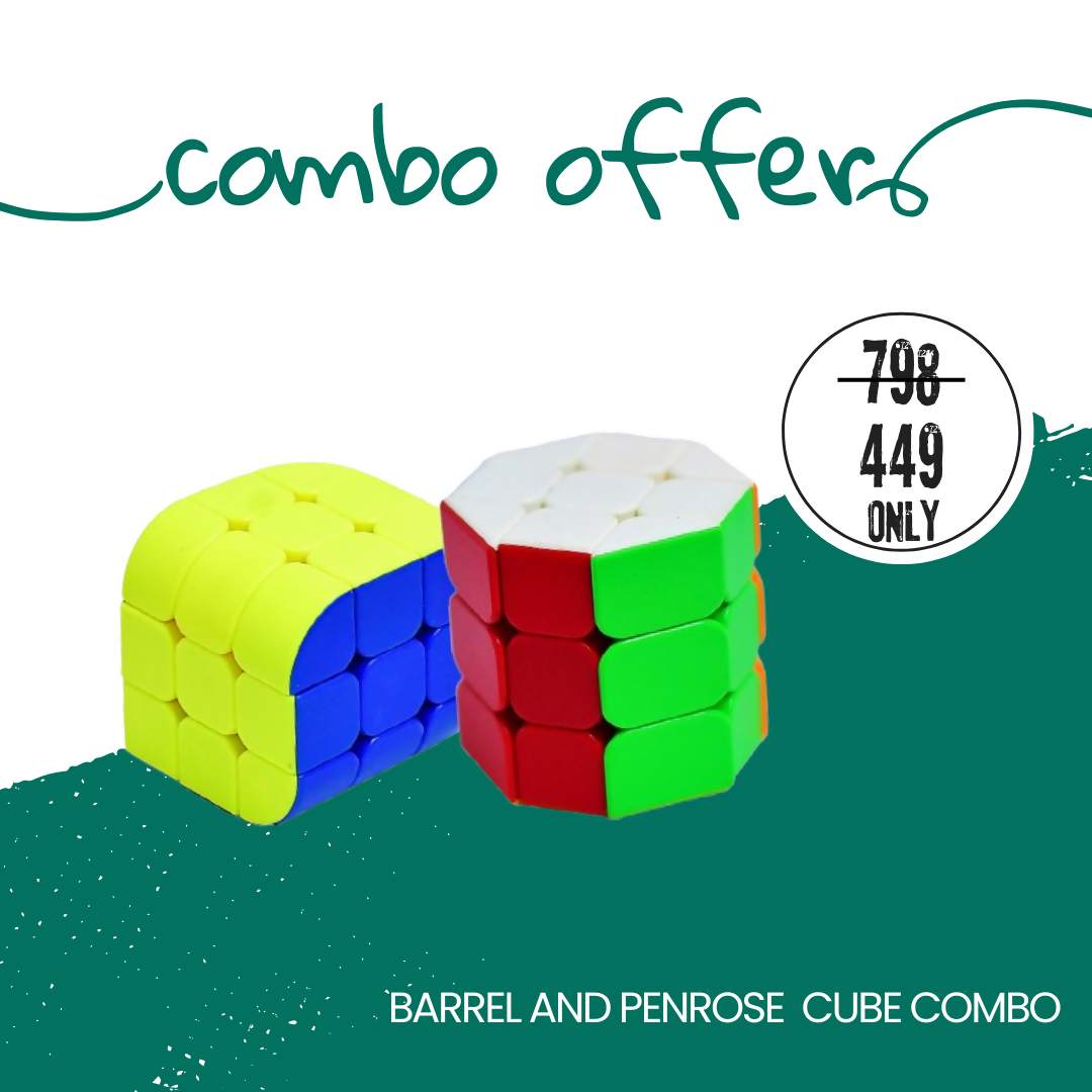 Barrel Speed Cube And Penrose Cube Combo